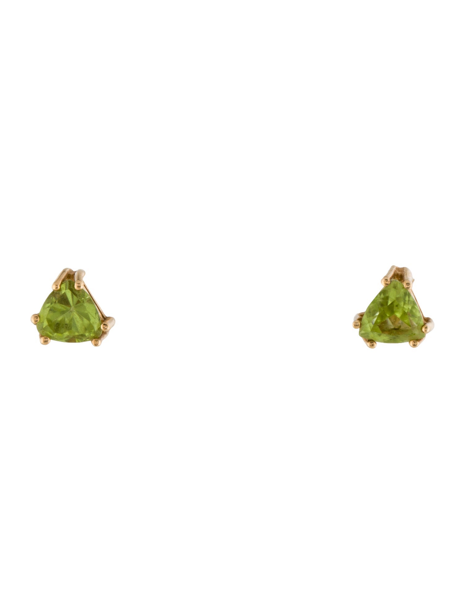 Earrings 14K 1.84ctw Peridot Stud Earrings