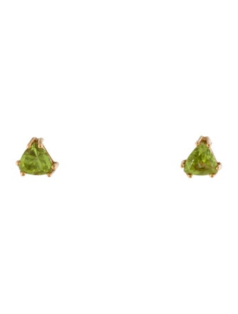 Earrings 14K 1.84ctw Peridot Stud Earrings