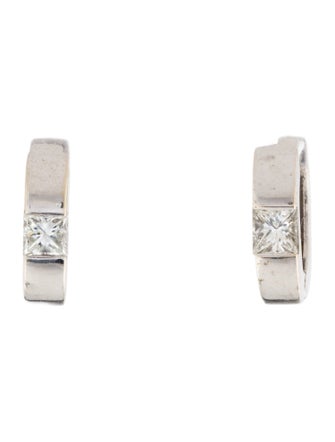 Earrings 18K Diamond Huggies