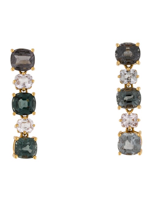 Earrings 18K 7.01ctw Spinel Drop Earrings