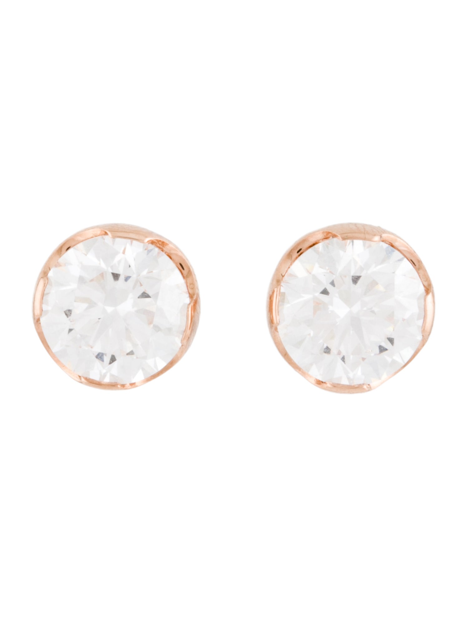 Earrings 18K 6.16ctw Lab-Grown Diamond Stud