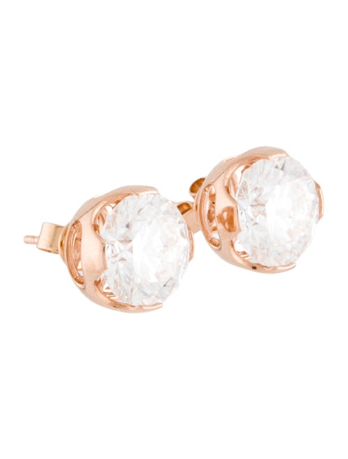 Earrings 18K 6.16ctw Lab-Grown Diamond Stud Earrings