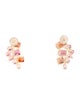 Earrings 18K Spinel & Zircon Drop Earrings