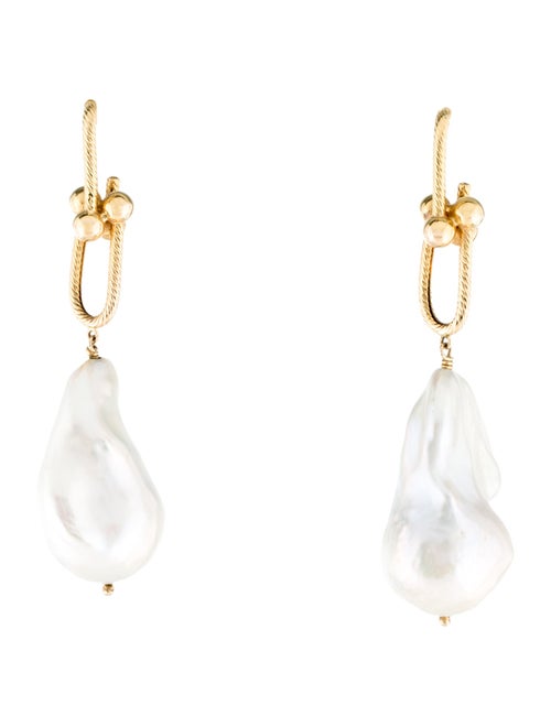 Earrings 14K Pearl Drop Earrings