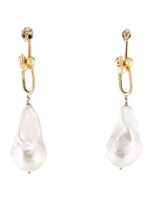 Earrings 14K Pearl Drop Earrings