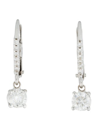 Earrings 14K Diamond Drop Earrings