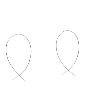 Earrings 14K Threader Hoop Earrings
