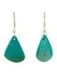 Earrings 14K Turquoise Drop Earrings