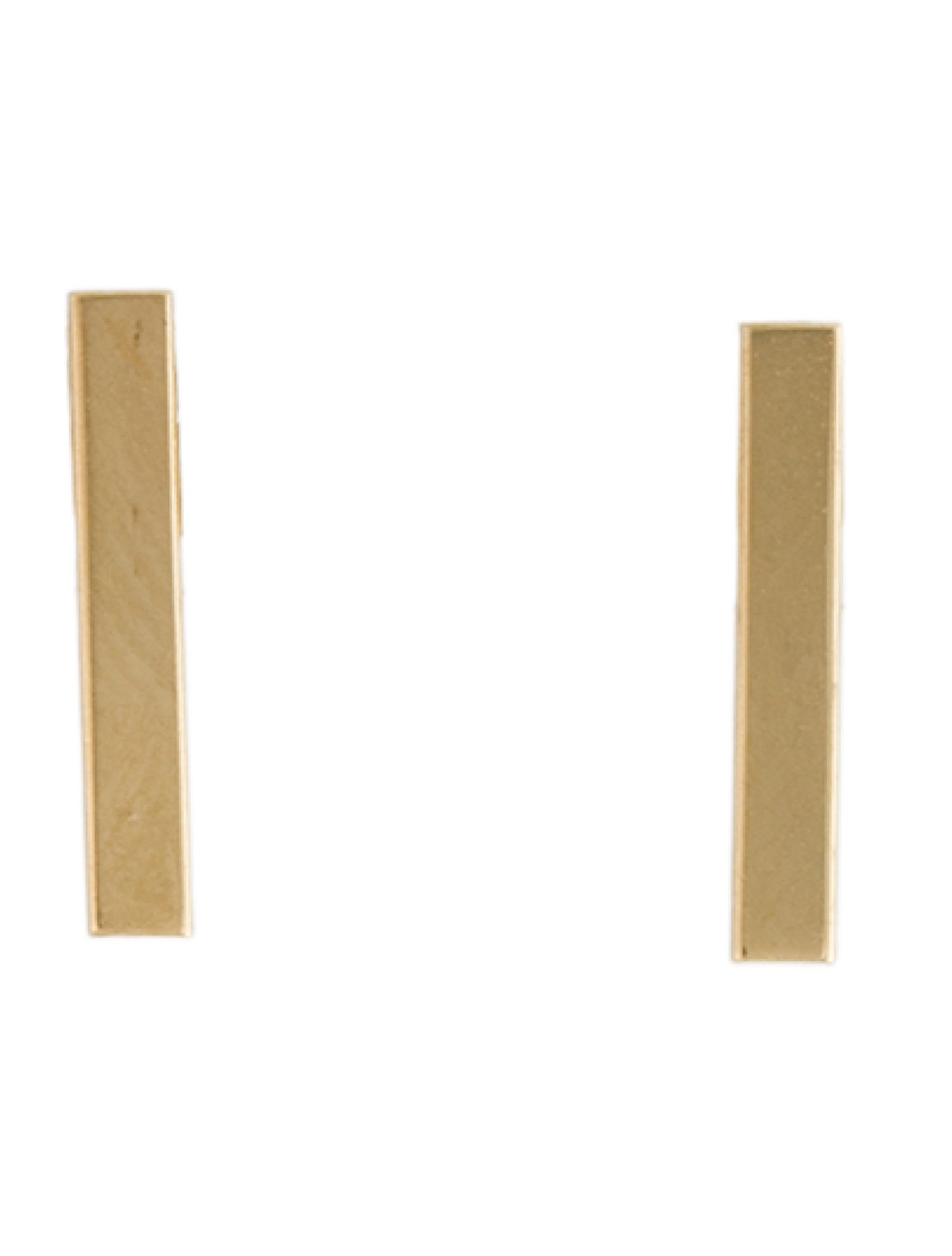 Earrings 14K Bar Single Stud Earring