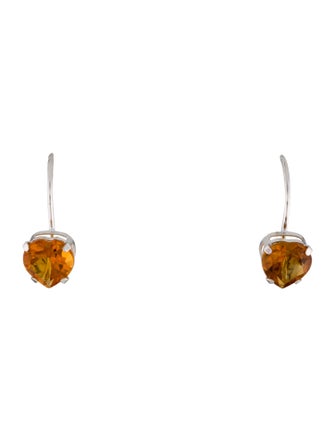 Earrings 14K Citrine Drop Earrings