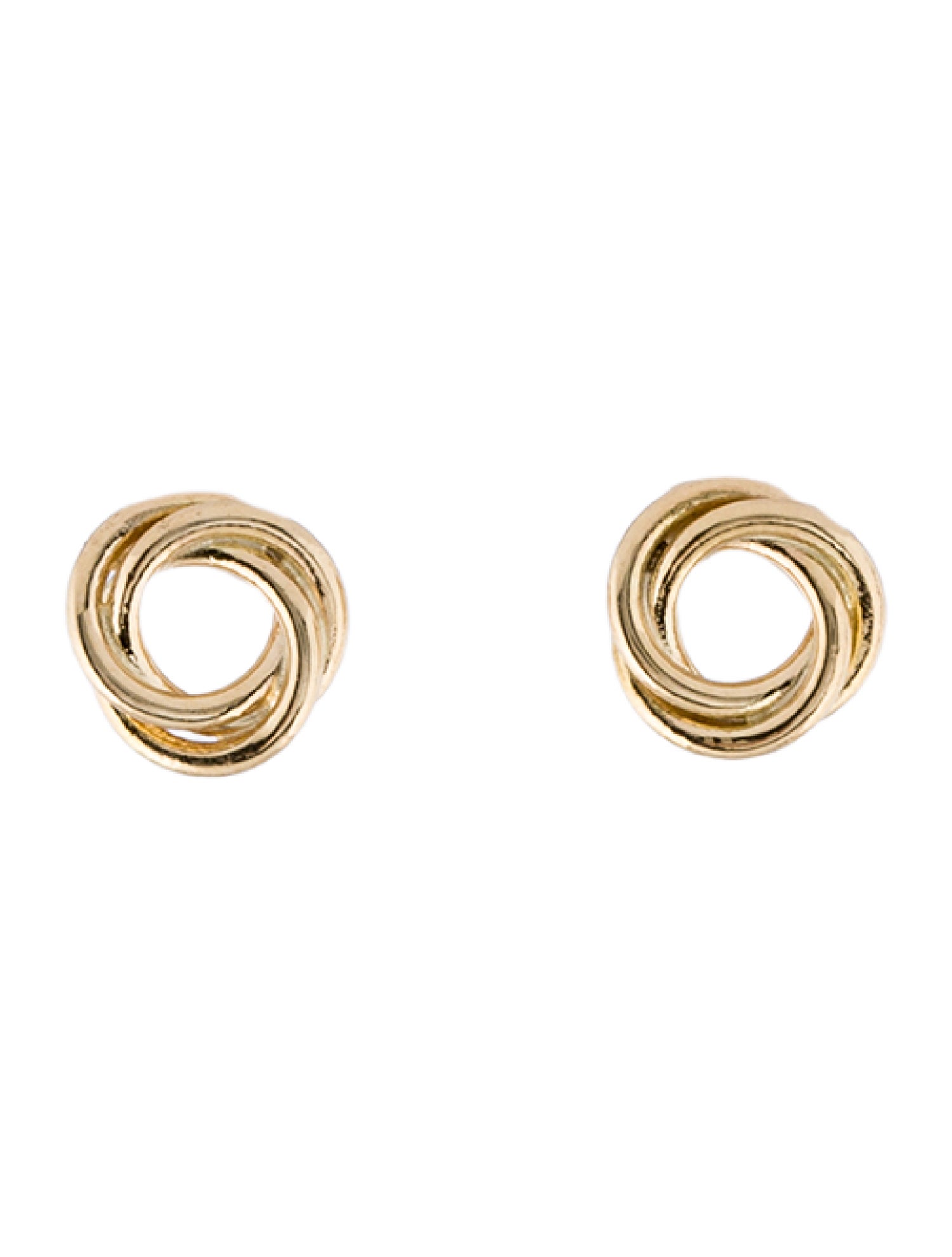Earrings 14K Knot Stud