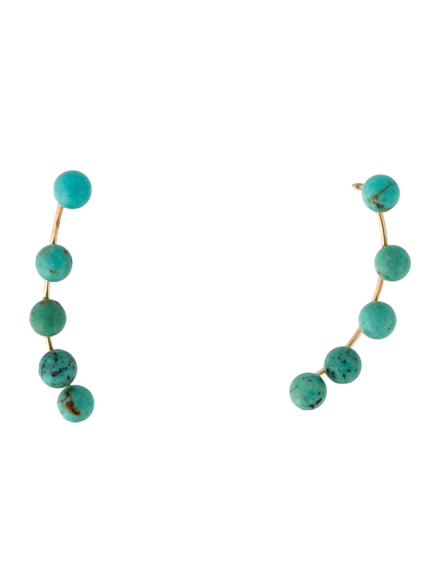 Earrings 14K Turquoise Drop Earrings