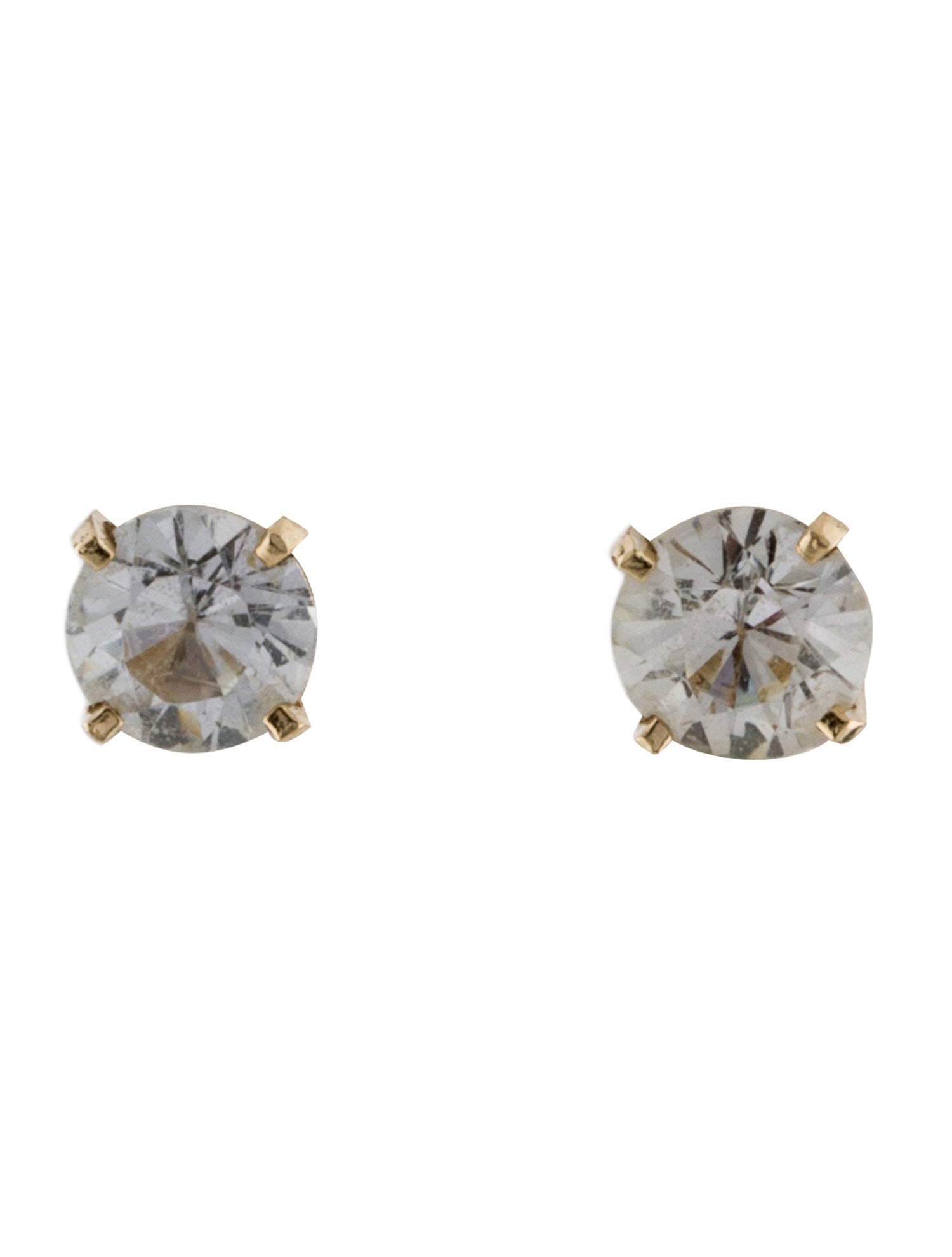 Earrings 14K 1.72ctw Sapphire Stud
