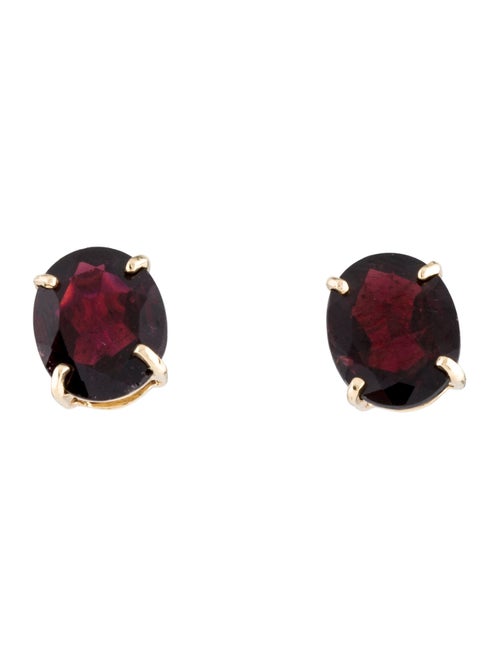 Earrings 14K 6.76ctw Garnet Stud Earrings