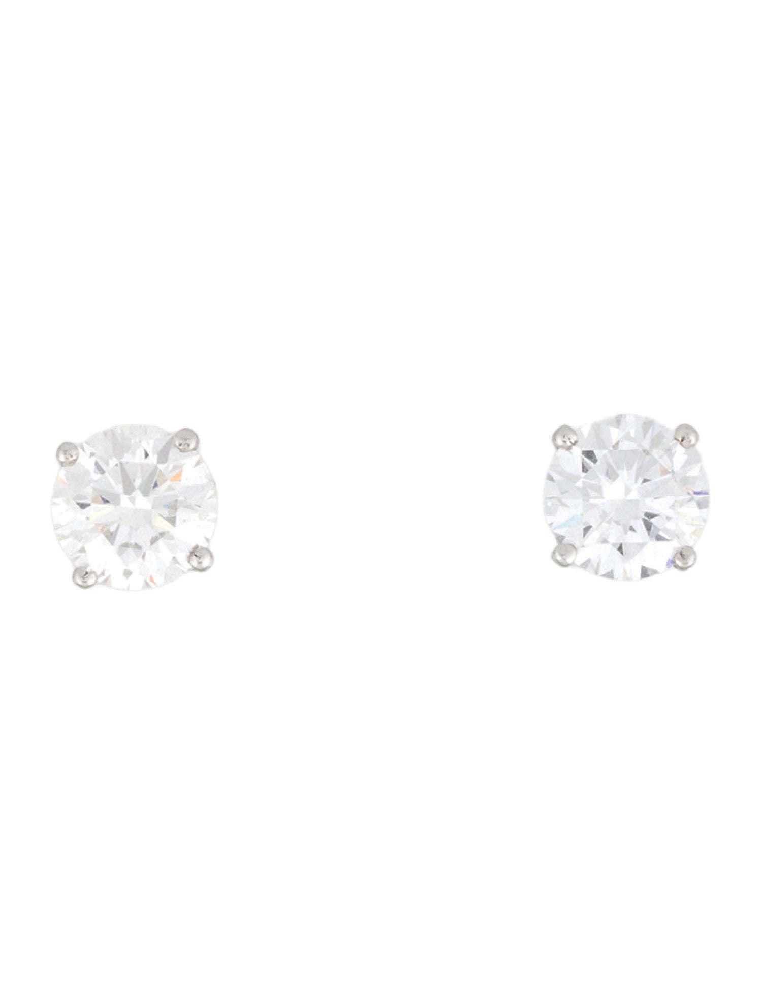 Earrings 14K 3.11ctw Lab-Grown Diamond Stud