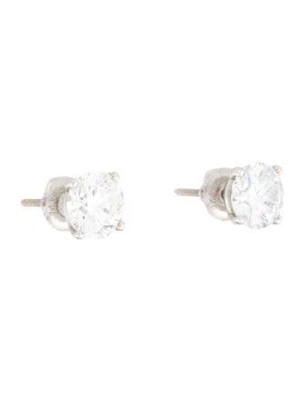 Earrings 14K 3.11ctw Lab-Grown Diamond Stud Earrings