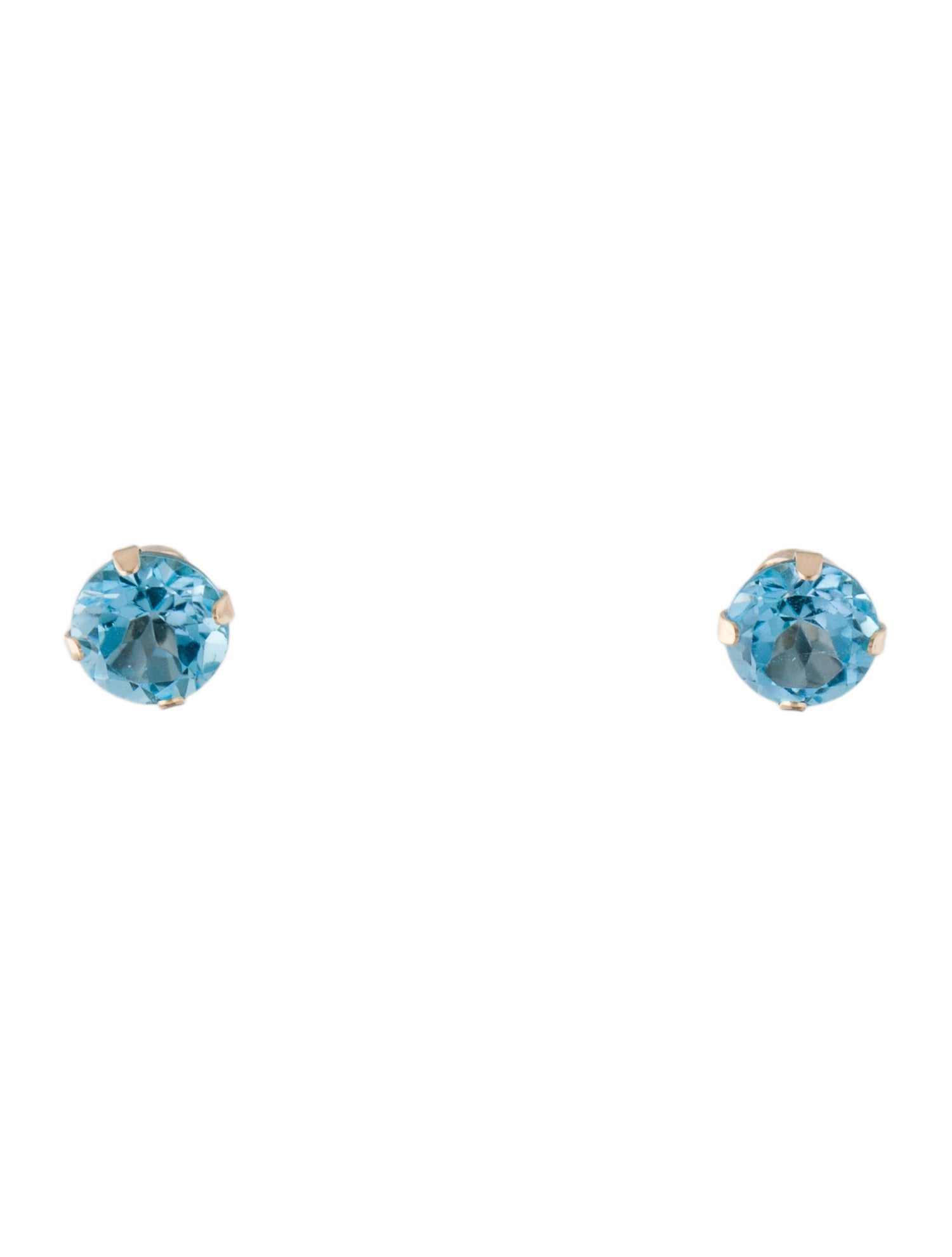 Earrings 10K Topaz Stud