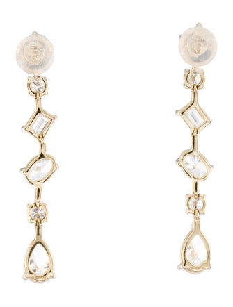 Earrings 14K 4.00ctw Lab-Grown Diamond Drop Earrings