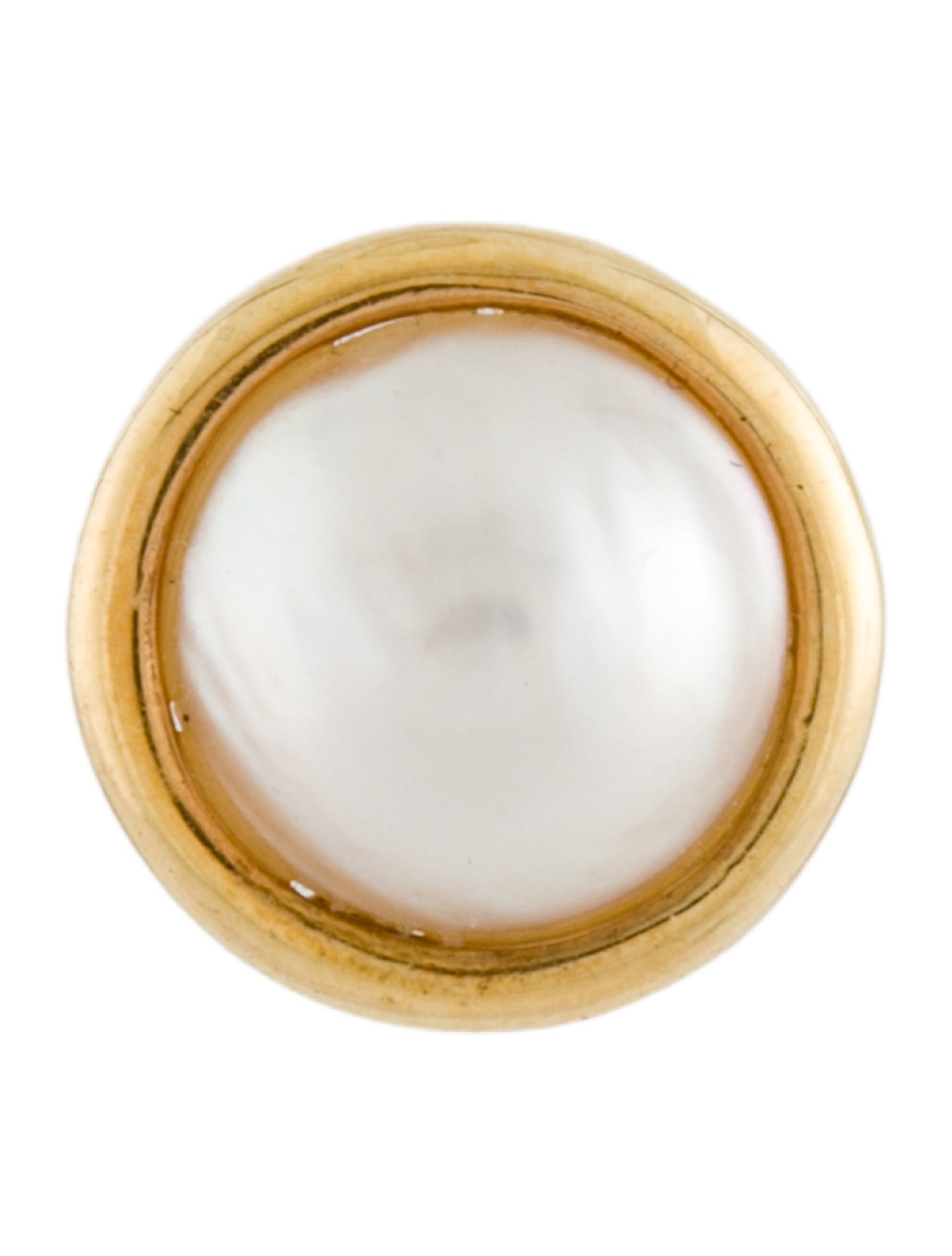 Earrings 14K Mabé Pearl Single Earring