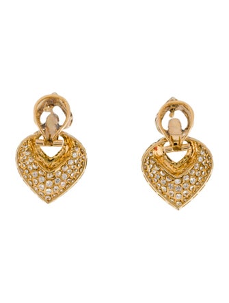 Earrings 14K 2.61ctw Diamond Door Knocker Earrings