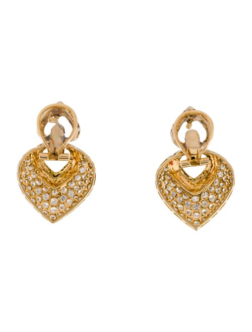 Earrings 14K 2.61ctw Diamond Door Knocker Earrings
