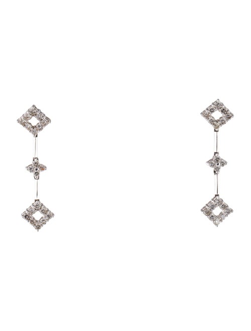 Earrings 18K Diamond Drop Earrings