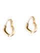 Earrings 14K Heart Hoop Earrings