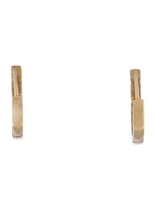 Earrings 14K Heart Hoop Earrings