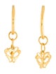 Earrings 24K Butterfly Drop Earrings