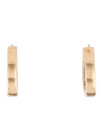 Earrings 14K Diamond Hoop Earrings