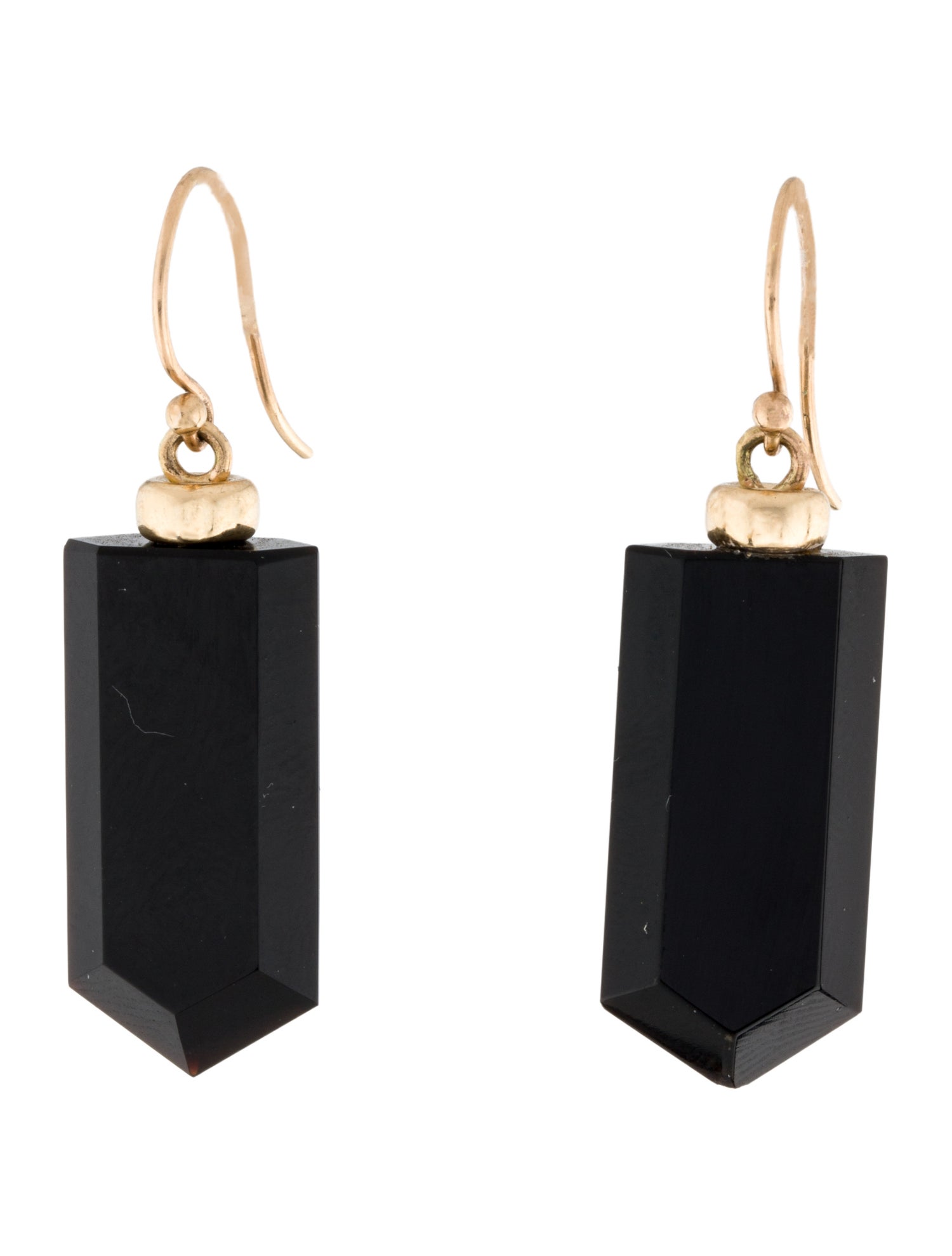 Earrings 14K Onyx Drop Earrings