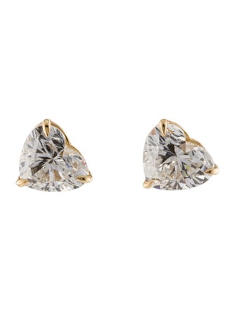 Earrings 14K 5.07ctw Lab-Grown Diamond Stud Earrings
