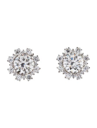 Earrings 14K 4.00ctw Lab-Grown Diamond Stud Earrings