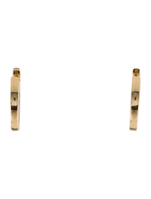 Earrings 14K Diamond Huggie Earrings