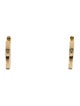 Earrings 14K Diamond Huggie Earrings