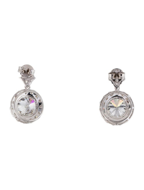 Earrings 14K 3.86ctw Lab-Grown Diamond Drop Earrings