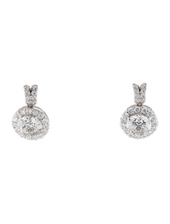 Earrings 14K 3.91ctw Lab-Grown Diamond Drop Earrings