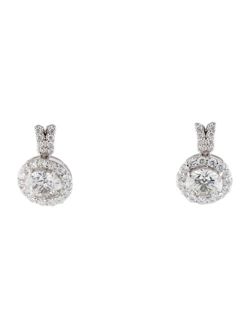Earrings 14K 3.91ctw Lab-Grown Diamond Drop Earrings