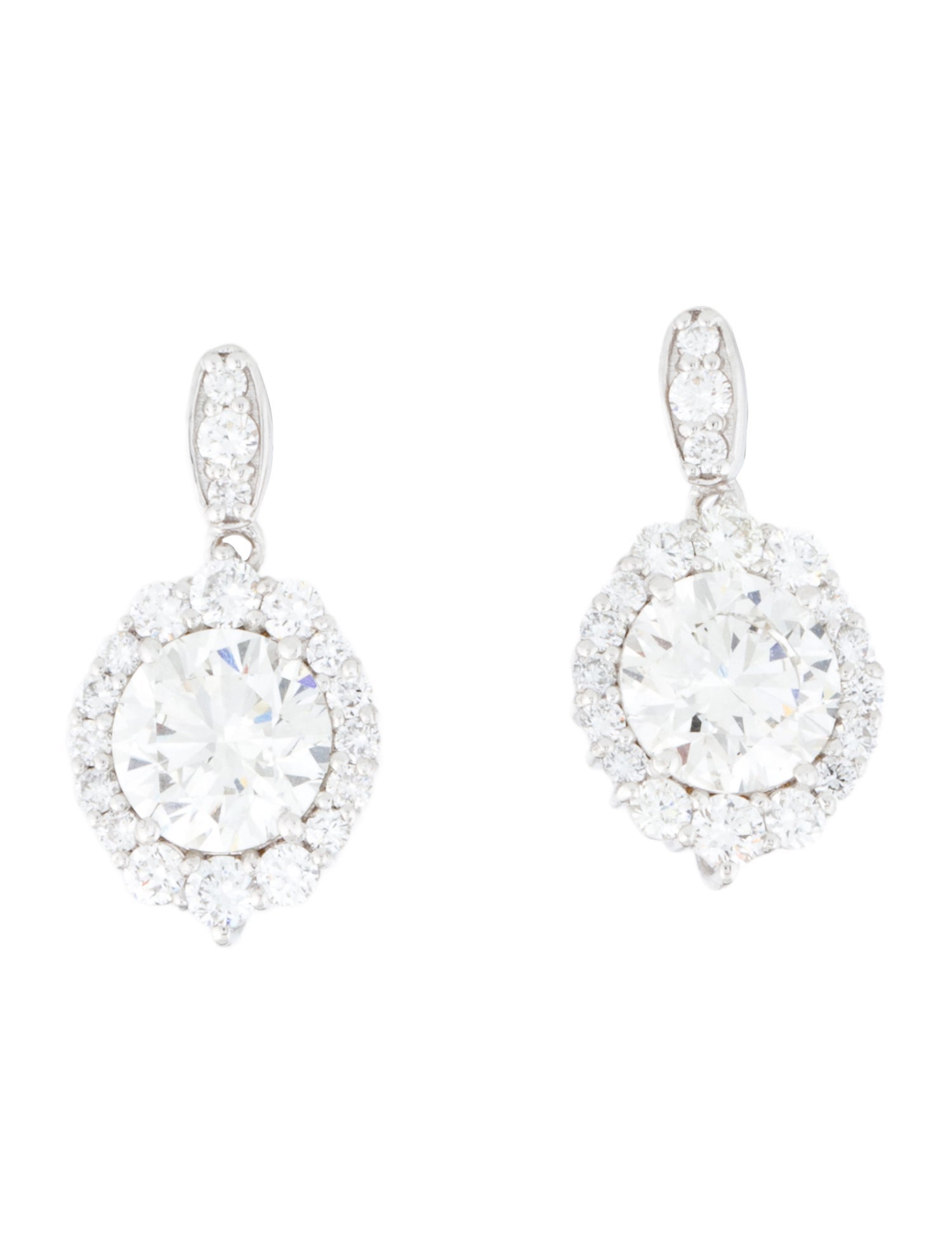 Earrings 14K 4.01ctw Lab-Grown Diamond Drop