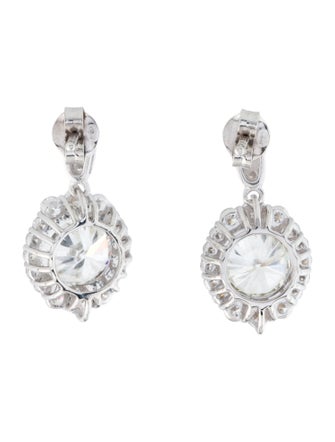 Earrings 14K 4.01ctw Lab-Grown Diamond Drop Earrings