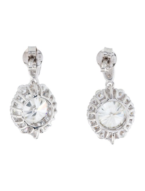 Earrings 14K 4.01ctw Lab-Grown Diamond Drop Earrings