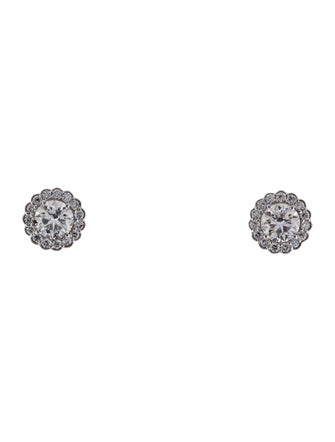 Earrings 14K 3.81ctw Lab-Grown Diamond Stud Earrings