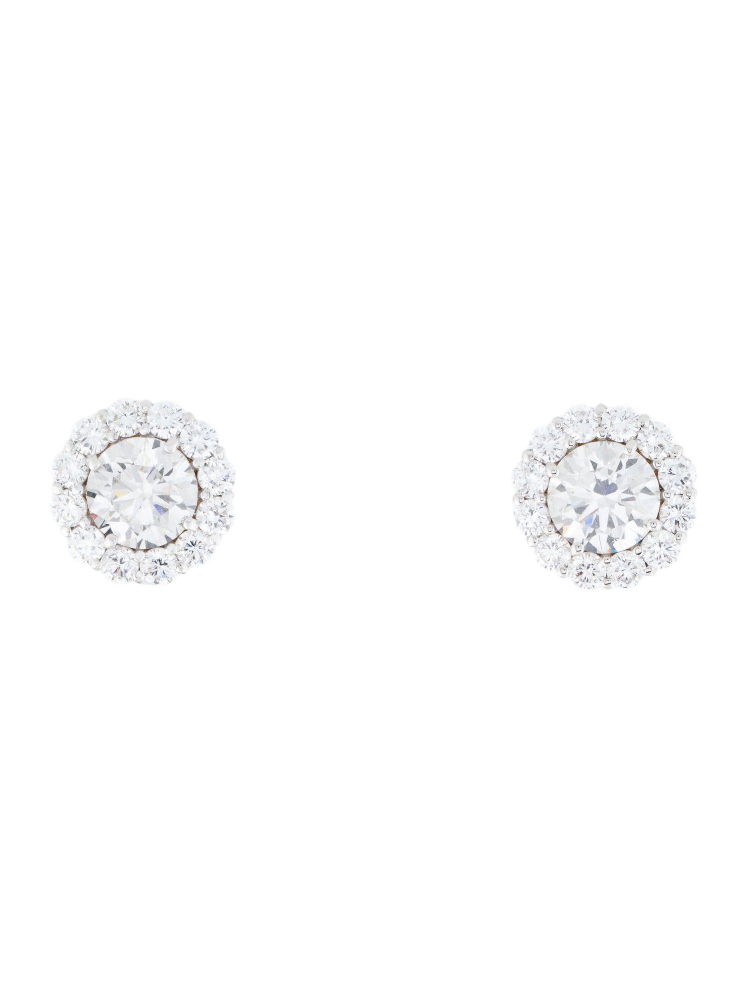 Earrings 14K 3.80ctw Lab-Grown Diamond Stud