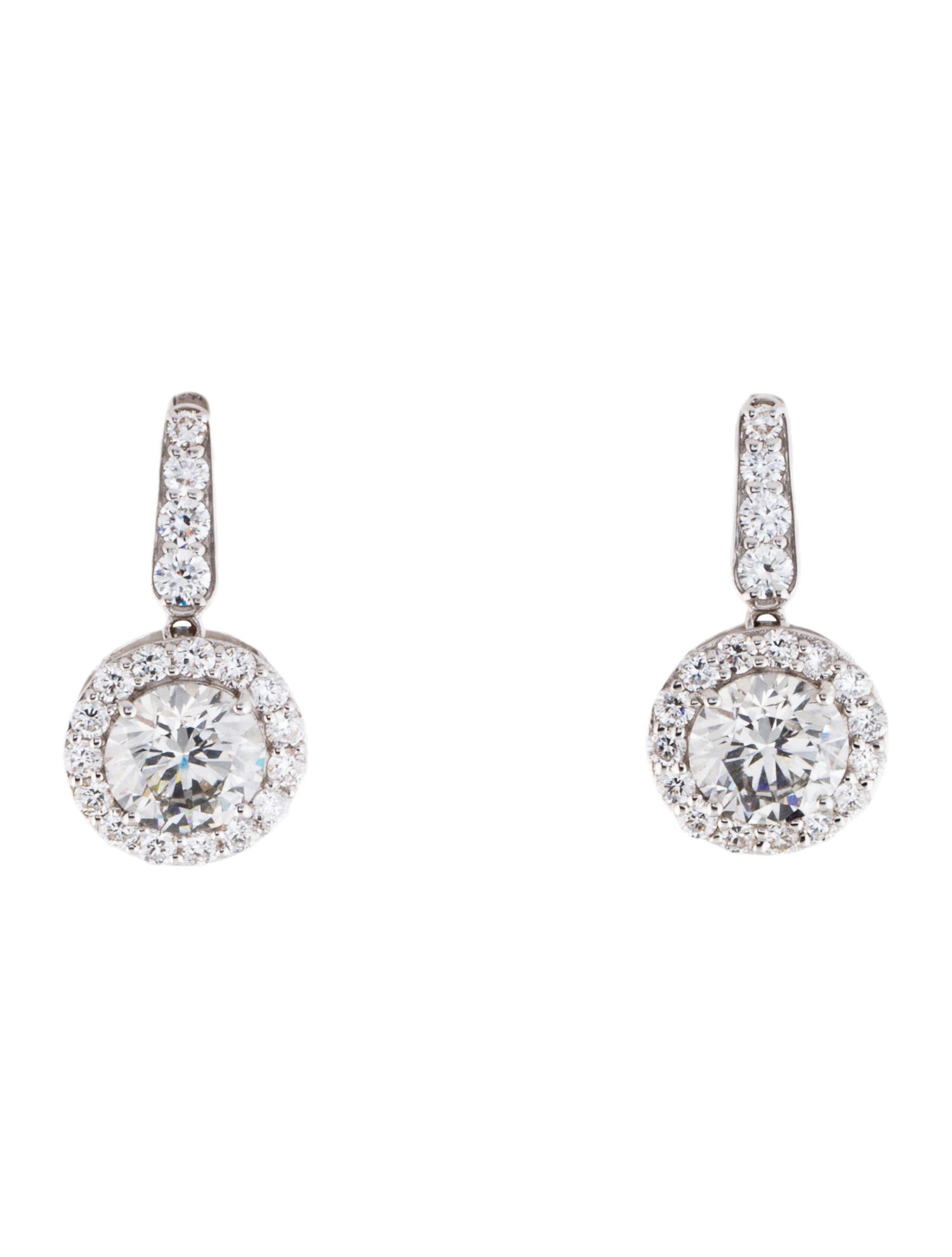 Earrings 14K 3.68ctw Lab-Grown Diamond Drop Earrings