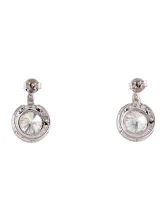 Earrings 14K 5.04ctw Lab-Grown Diamond Drop Earrings
