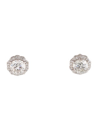 Earrings 14K 4.34ctw Lab-Grown Diamond Studs