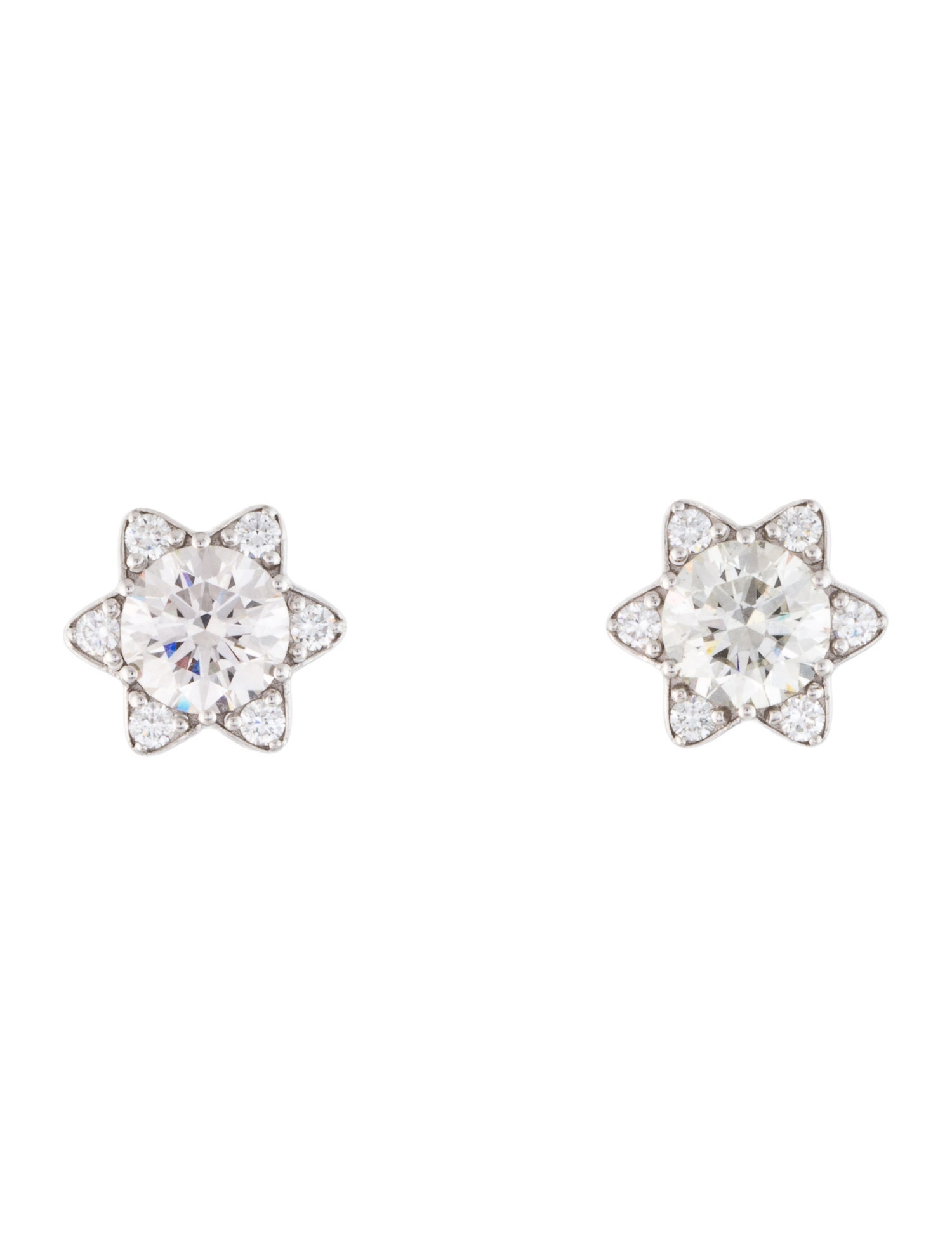 Earrings 14K 3.46ctw Lab-Grown Diamond Stud
