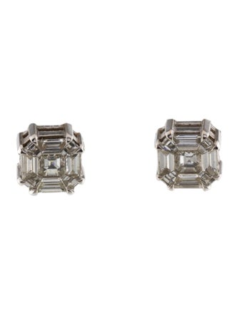 Earrings 18K Diamond Stud Earrings