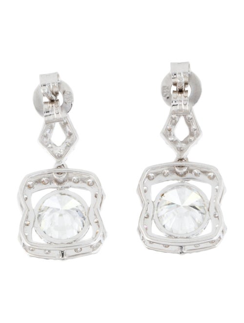 Earrings 14K 4.12ctw Lab-Grown Diamond Drop Earrings