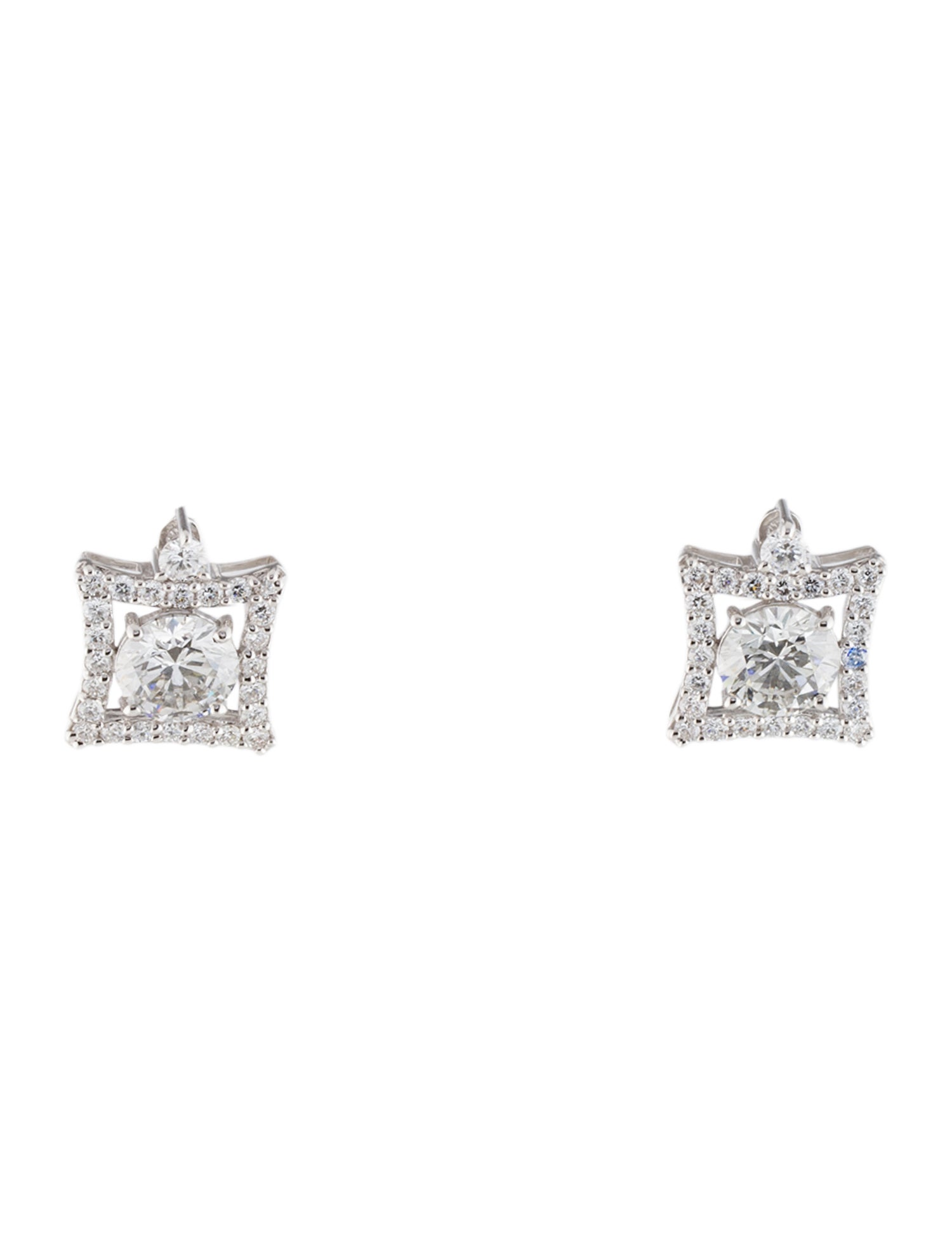 Earrings 14K 2.61ctw Lab-Grown Diamond Stud